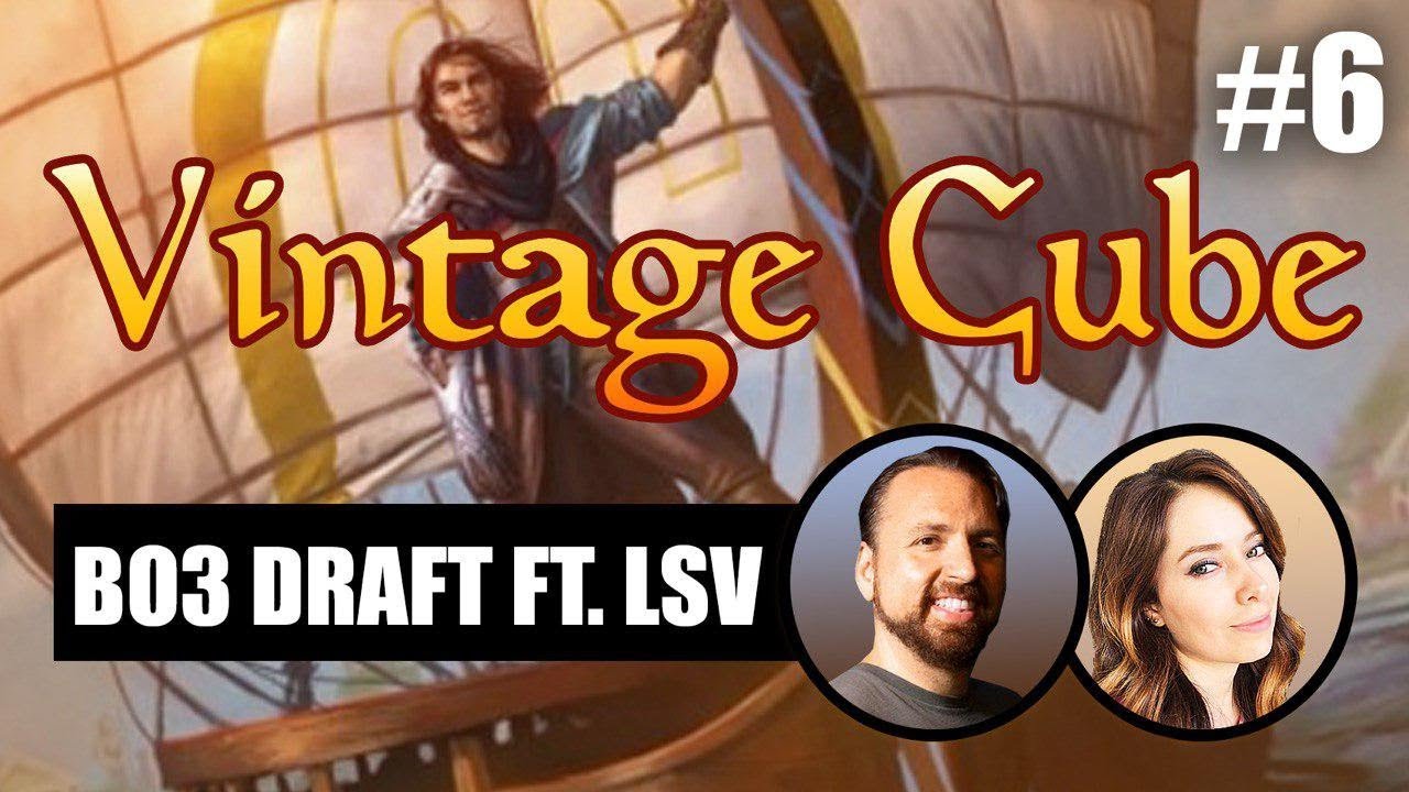 Perfect Storm - Vintage Cube Draft #6 featuring LSV | MTGO 2019
