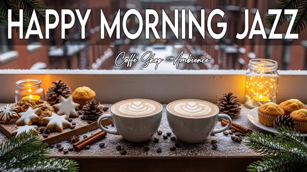 Happy Morning Jazz ☕ February Bossa Nova Instrumental & Relaxing Jazz Cafe Music for Studying'