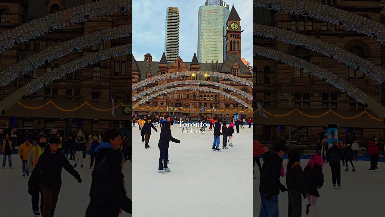 Ice Skating on Boxing Day at Nathan Phillips Square 
