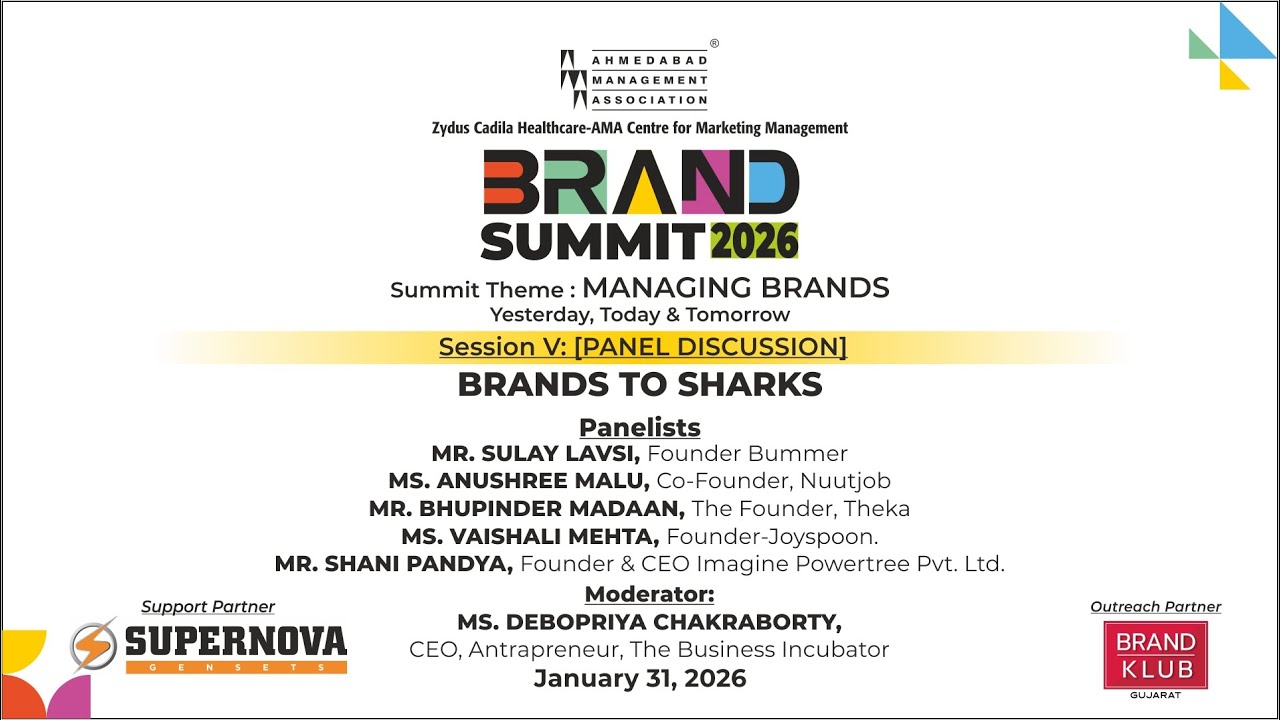 Panel Discussion on BRANDS TO SHARKS