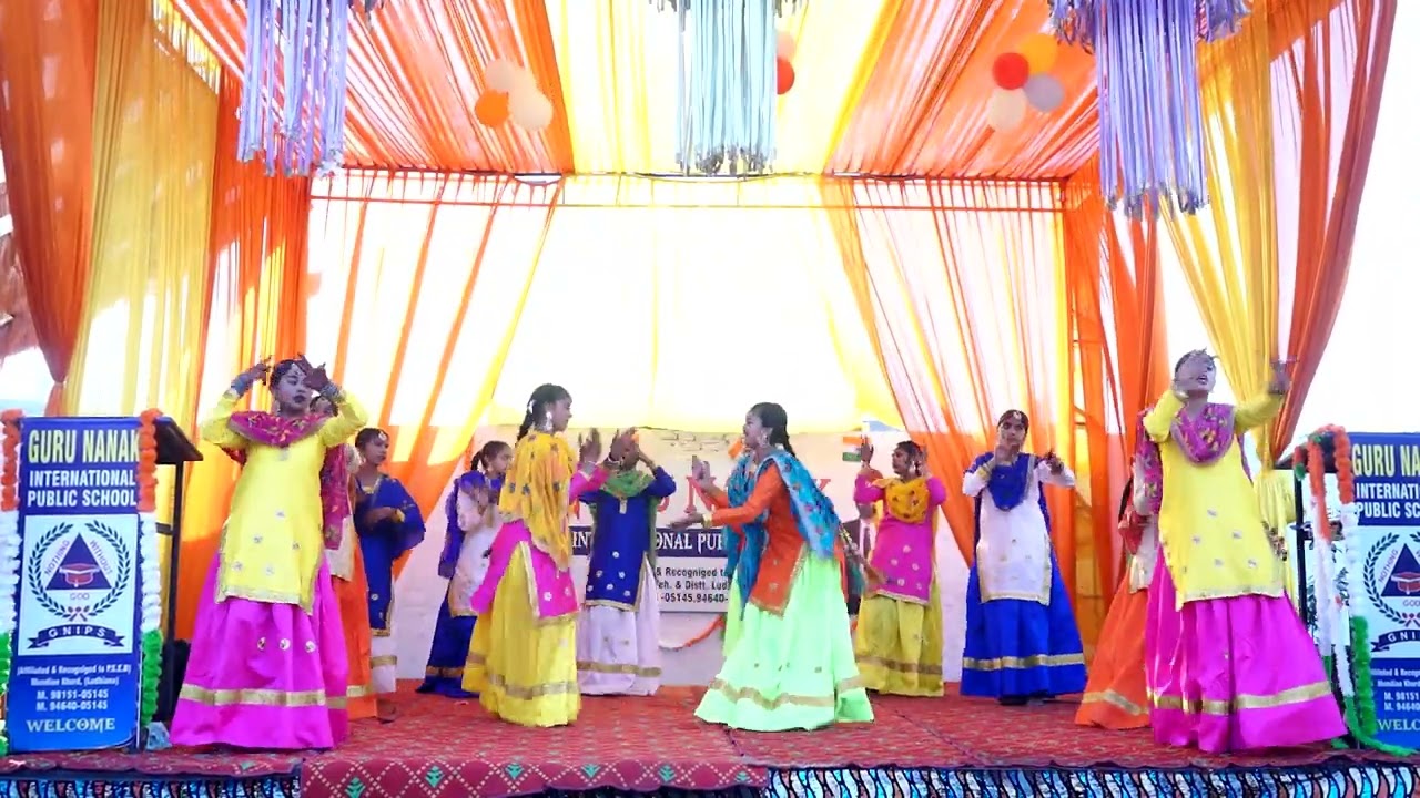 Senior Girls Gidha #performance at Guru Nanak international public school Annual Function 2025
