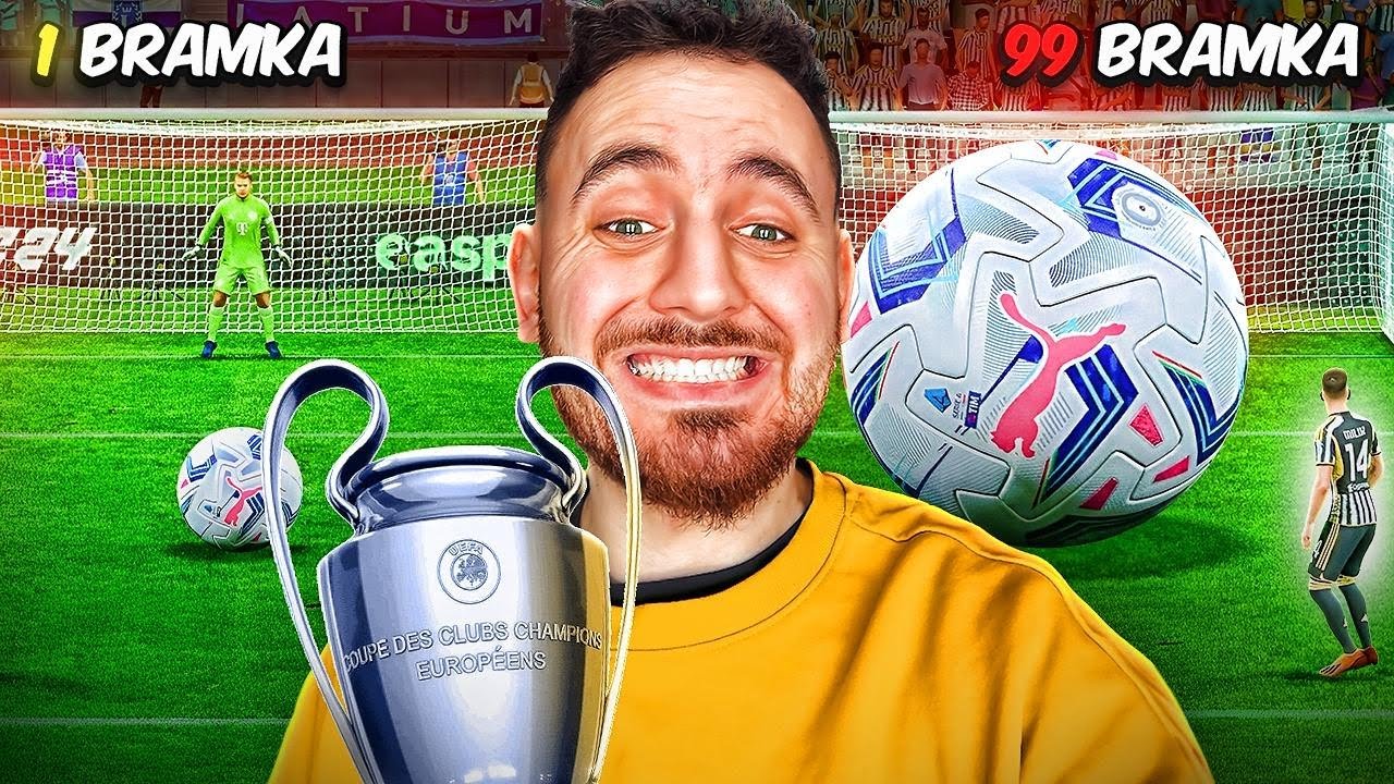 ⚽ LIGA MISTRZÓW, ALE Z KAŻDYM KOLEJNYM GOLEM PIŁKA SIĘ POWIĘKSZA! ⚽