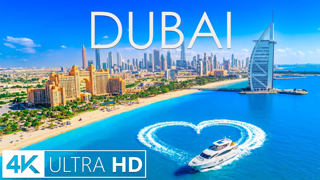 [4K] Dubai 🇦🇪 Marina District, Luxury Towers & Endless Persian Gulf Views