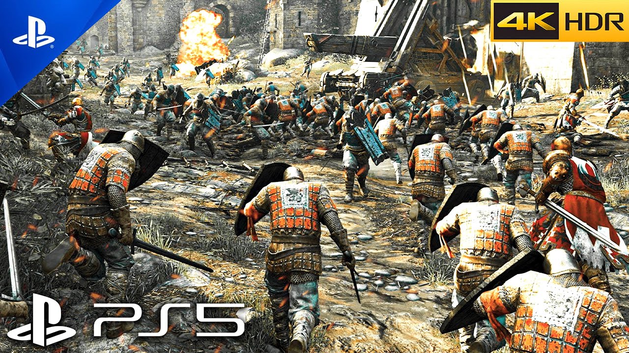 (PS5) FOR HONOR ВЫГЛЯДИТ ПОТРЯСАЮЩЕ НА PS5 | Реалистичный игровой процесс с ULTRA-графикой [4K 60...
