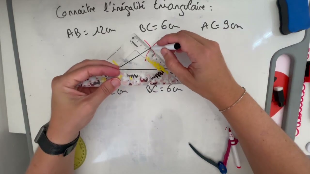 Connaitre et utiliser l'inegalité triangulaire