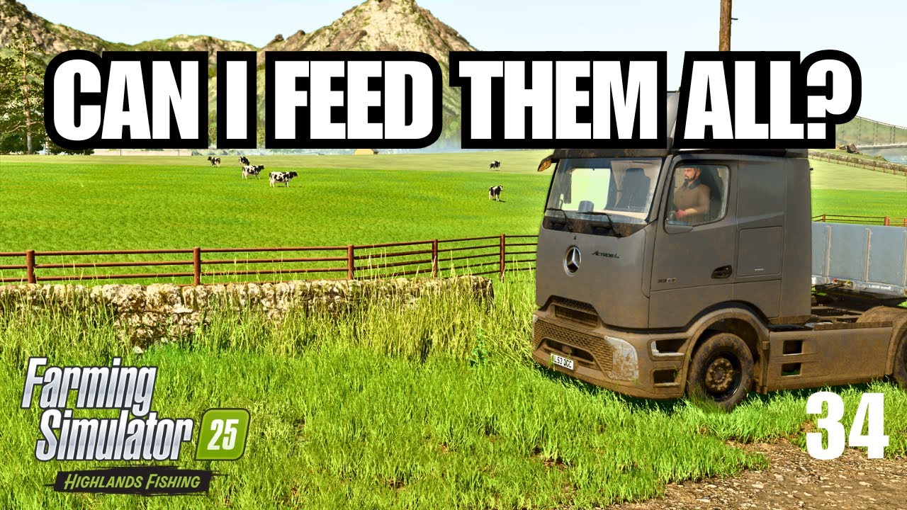 Harvest Season and Getting Moo Cows| Kinlaig Resort Build | 