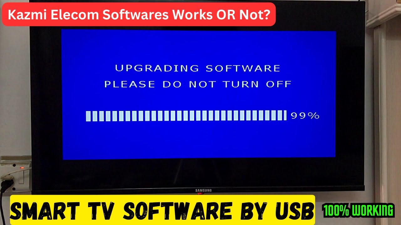 How to Update Smart Tv Software by Usb @KazmiElecom