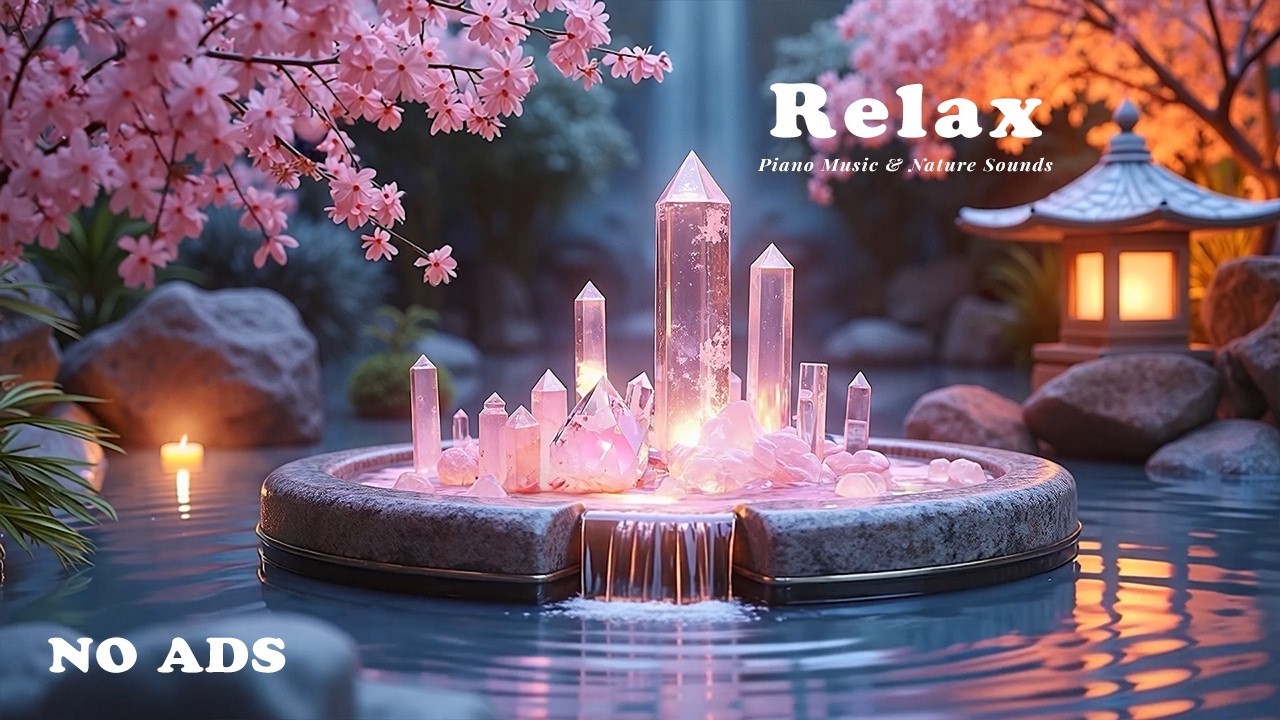 Tender Piano with Tranquil Water 🌿 Deep Relaxation, Anxiety Ease & Peaceful Sleep Music