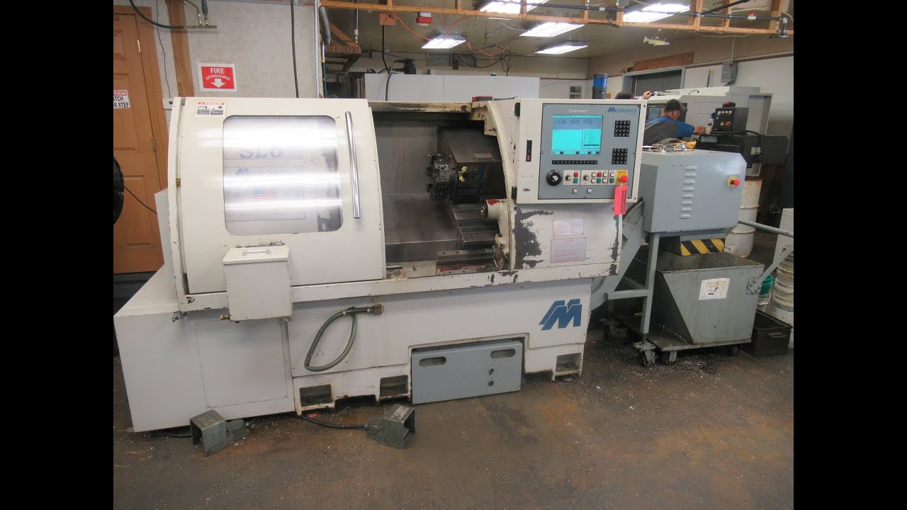Milltronics SL-6 CNC Turning Center w/ Centurion 7 Control, 6" 3-Jaw Chuck, Tailstock & More!