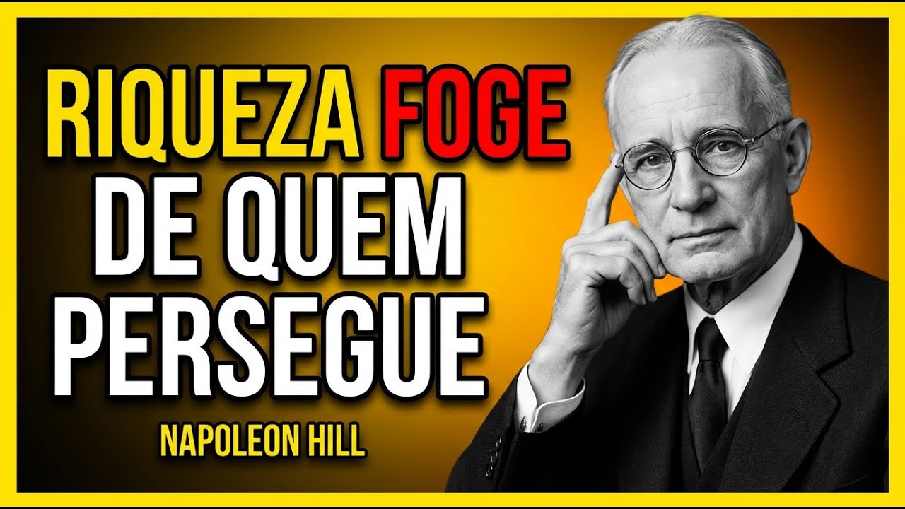 O SEGREDO de Napoleon Hill para Parar de FORÇAR e ATRAIR Riqueza (Lei da Atração)