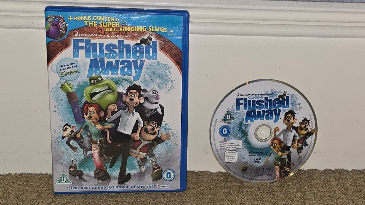 Flushed Away UK DVD Walkthrough (2007)