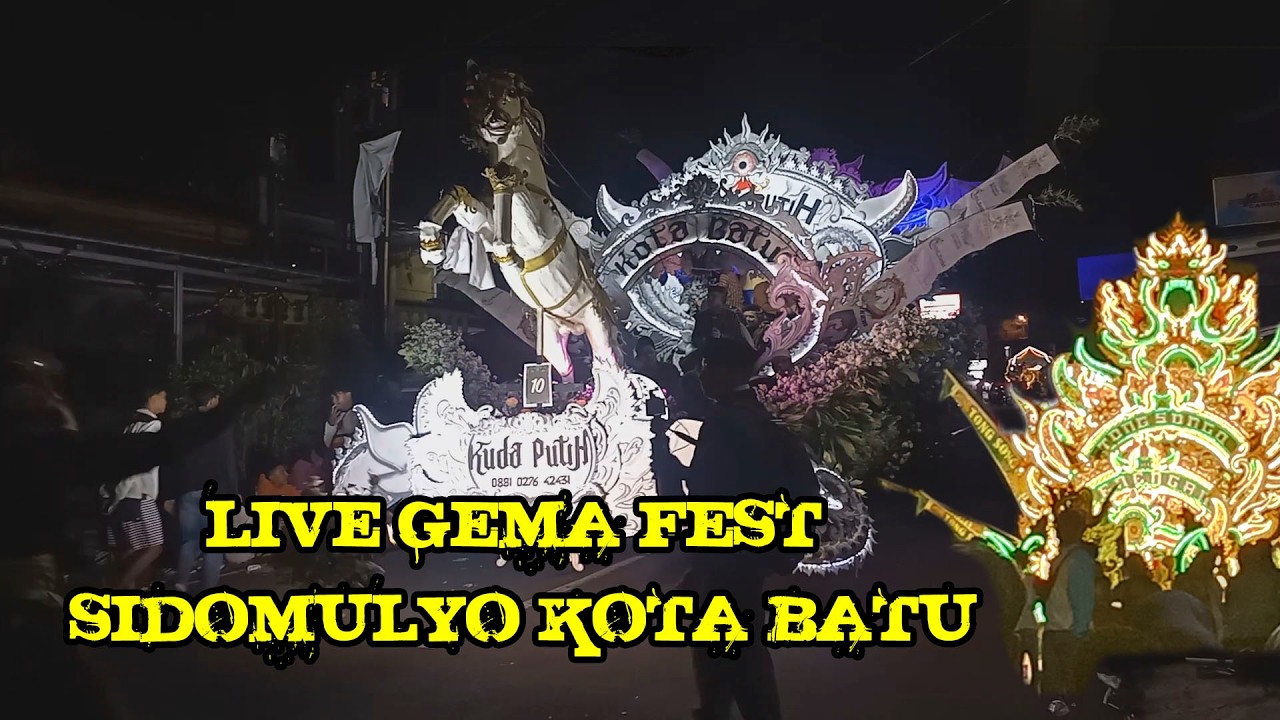 LIVE GEMA FEST. SIDOMULYO KOTA BATU