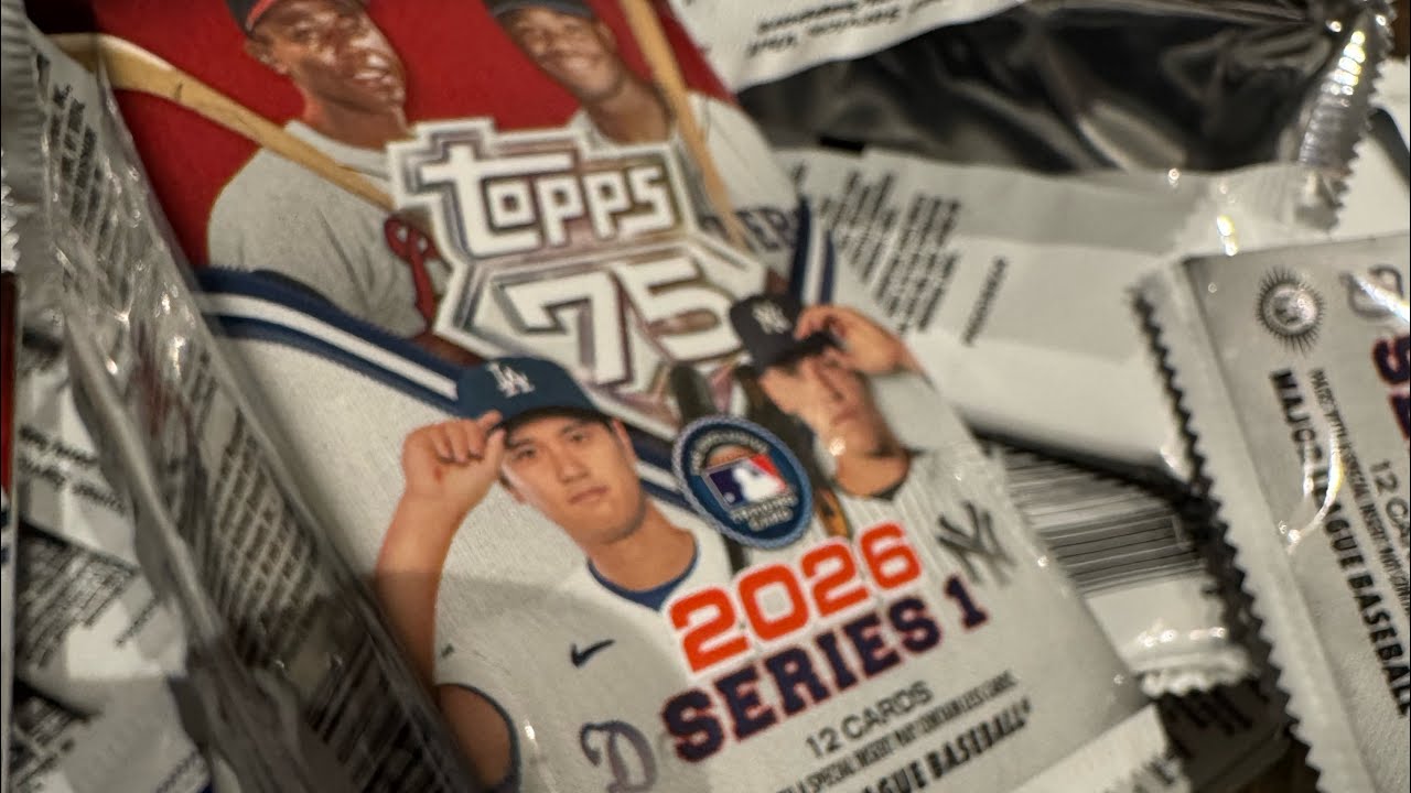 Release Day Topps 2026 Series 1 Hobby Box Reveal Complete with Auto /5 Case Hit SSP