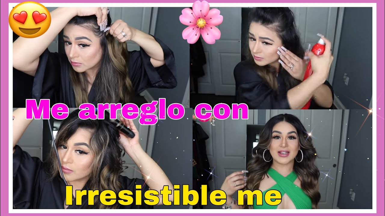 ME ARREGLO  CON  IRRESISTIBLE ME EXTENSIONES DE CABELLO 100% HUMANO🌸RESEÑA Y TUTORÍAL