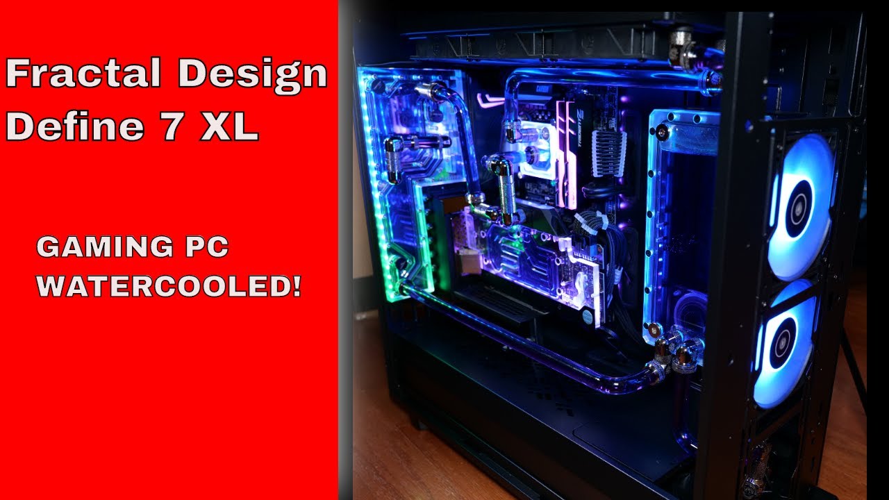 Nvidia Titan, Intel 9900k Fractal Design Define 7 XL Gaming PC Build