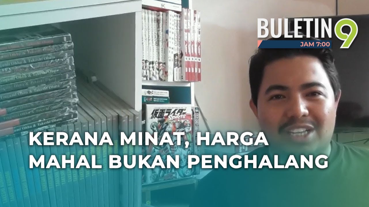 Tak Kisah Berhabis Duit Untuk Koleksi Komik Kesayangan