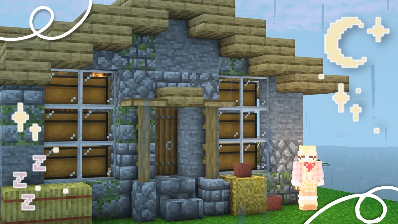 Building A COZY Modded Storage Shed | Minecraft Relaxing Commentary Longplay (NapTime Modpack)