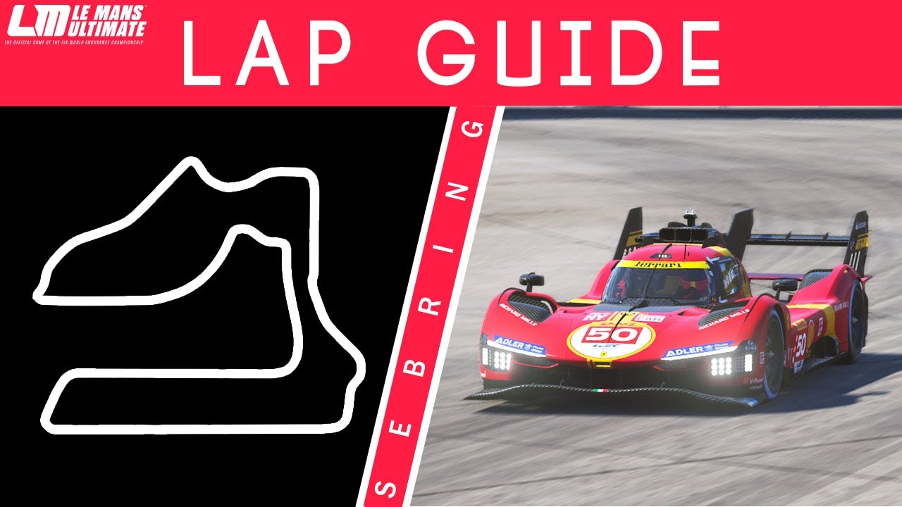 Sebring Lap Guide — Le Mans Ultimate (гиперкар)