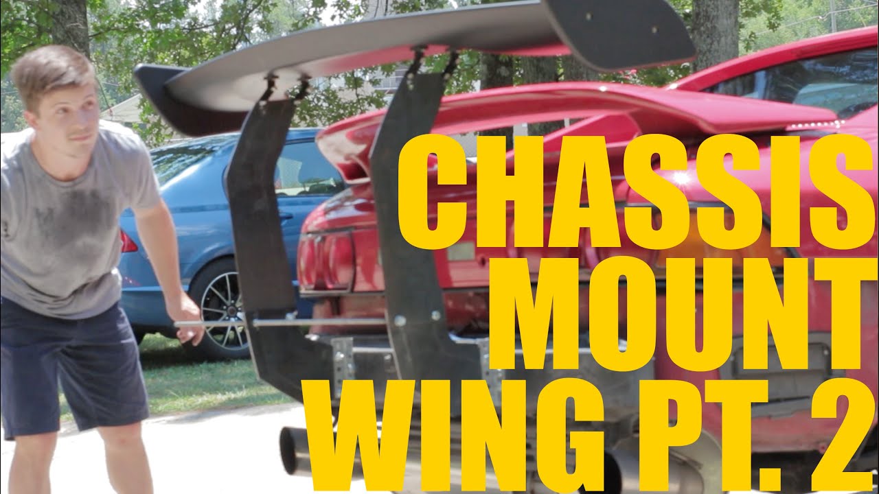 DIY Car Projects: Chassis Mount Wing pt 2