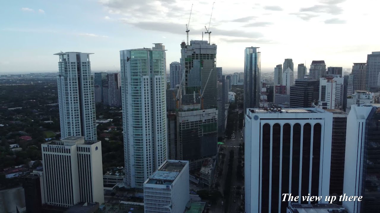 Aerial View of Makati from Makati Ave