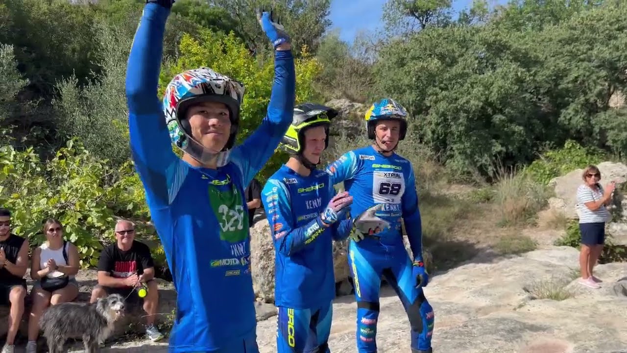 ADAM RAGA 2025 09 02 Entreno publico trial fiestas Ulldecona con Ryon y Jin