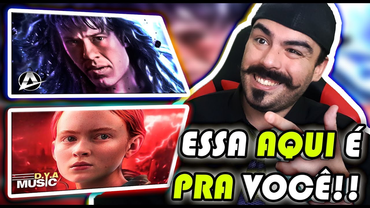 REACT - ♪ Eddie Munson | O Meu Ano |@AniRap / Max Mayfield (Stranger Things) - Mundo Sombrio |@DYAOficial.