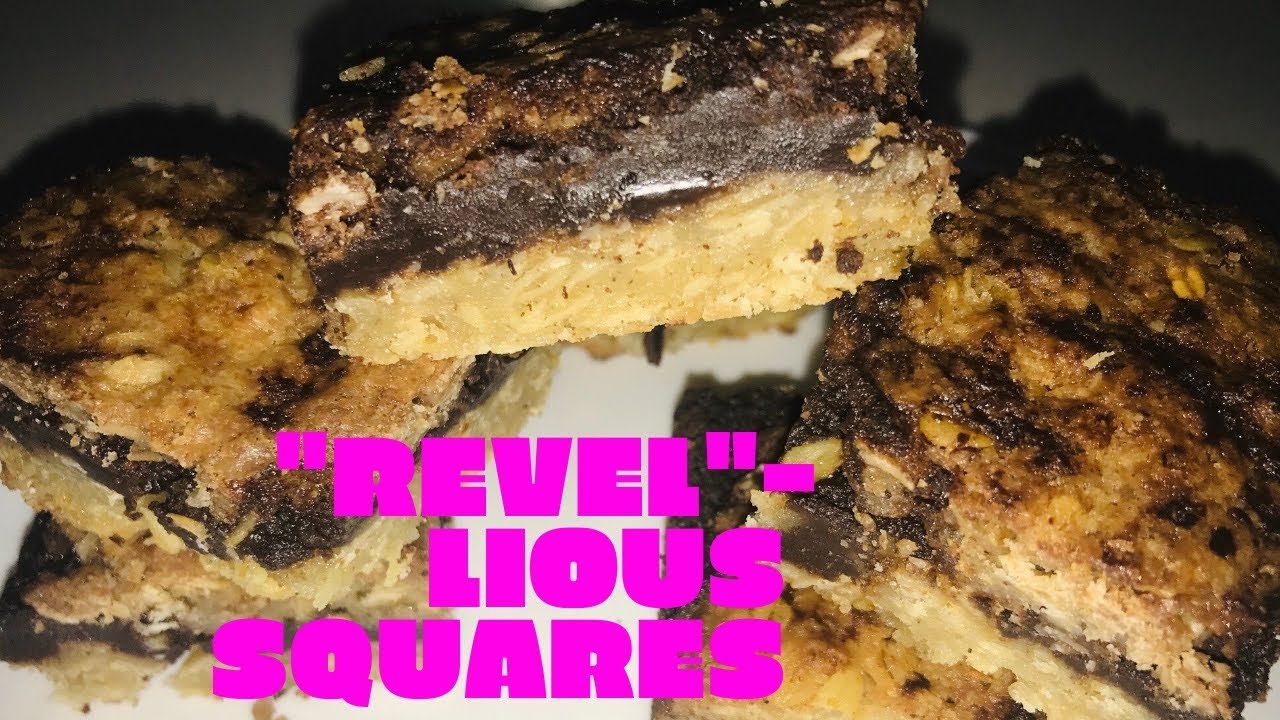 “Revel”-lious Squares | Gooey Revel Bars | by G’s Pot