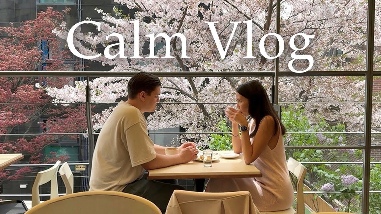 CALM VLOG: поездка в Корею, кафе в Сеуле, цветение сакуры и день рождения 🇰🇷