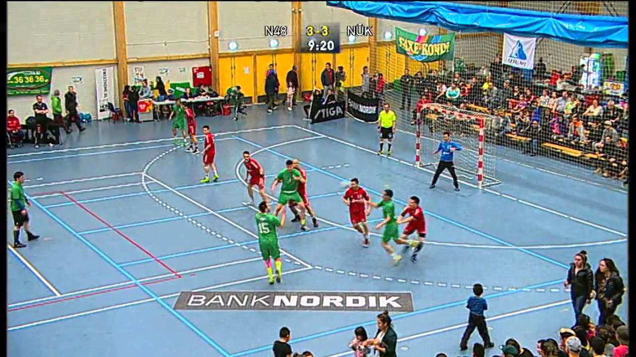 GM Håndbold 2015 Bronzinnanniuunneq, angutit NUK - N48 1.halvleg 26.04.2015