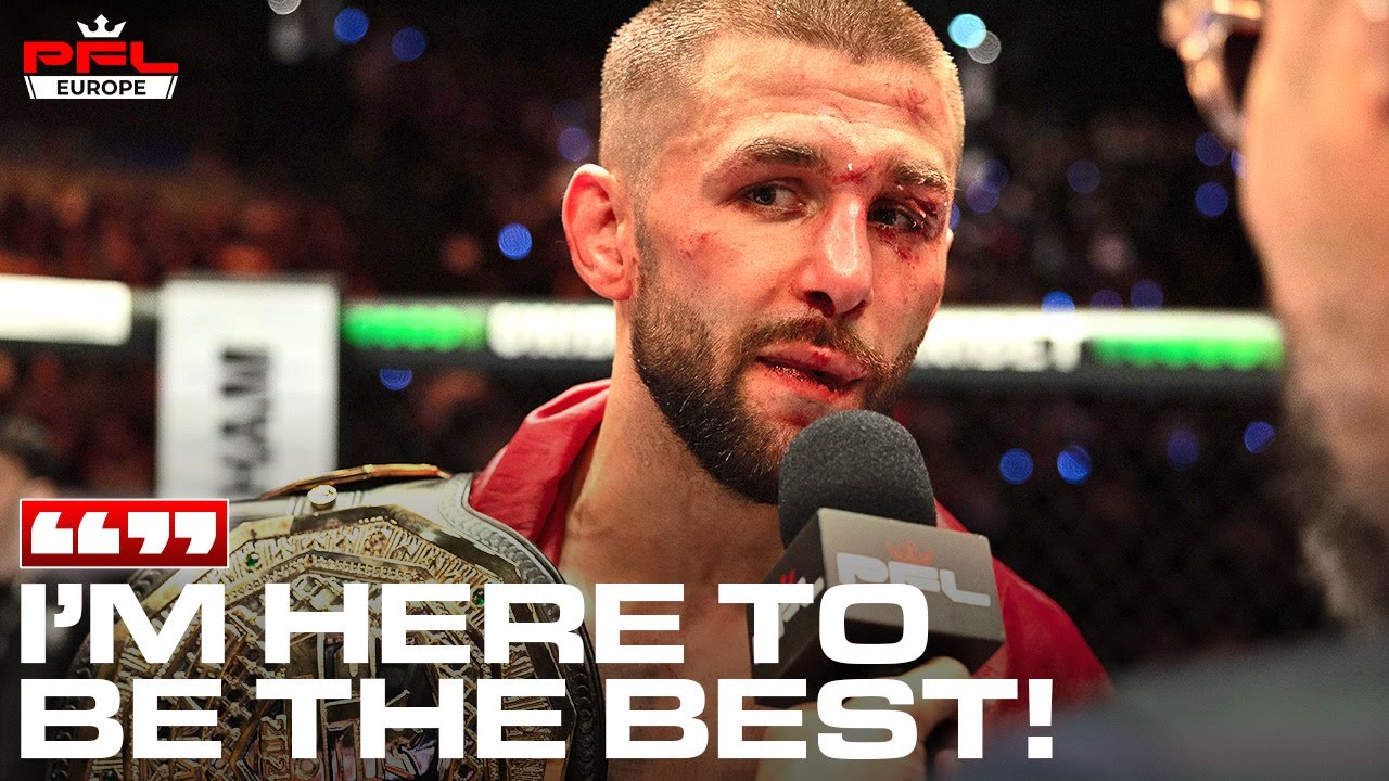 “A Great Underdog Story!” | Alex Chizov Post-Fight Interview | PFL Europe 4 2025