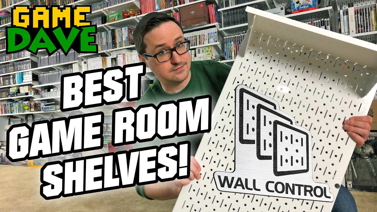 BEST Video Game Shelves - Wall Control | Game Dave
