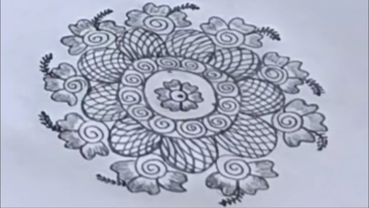 🌺Beautiful Rangoli Design🌺 Simple & Easy Rangoli 🌺@ARUNA'S RANGOLI WORLD 