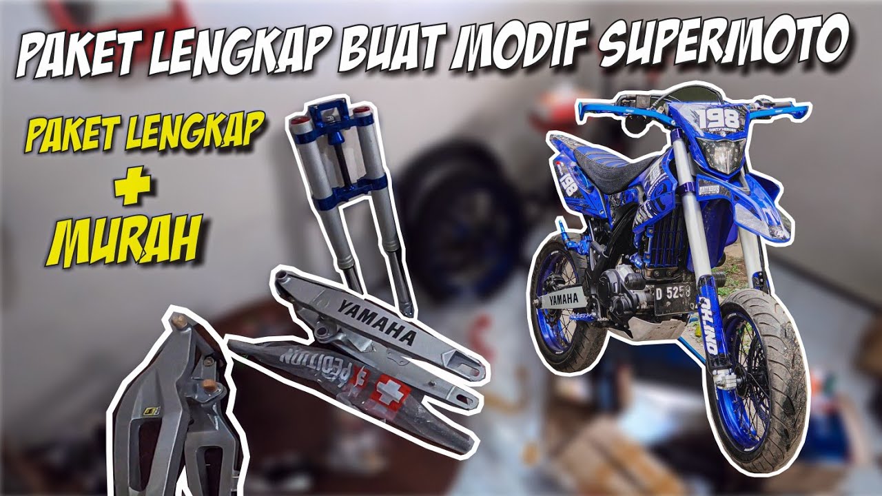 BORONG PAKET MODIF SUPERMOTO BUAT WR155R, PAKET GANTENG!!! #supemoto #motovlog #wr155r