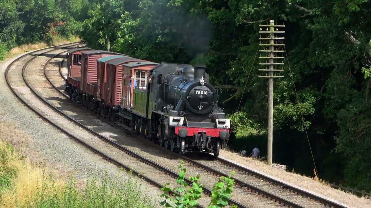 BR Standard Class 2MT No. 78018 on Goods (2024) | Great Central Railway