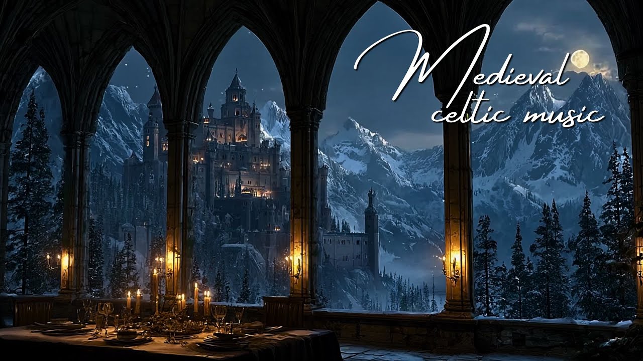 Snowy Kingdom Ambience | Medieval Music Instrumental for Deep Focus