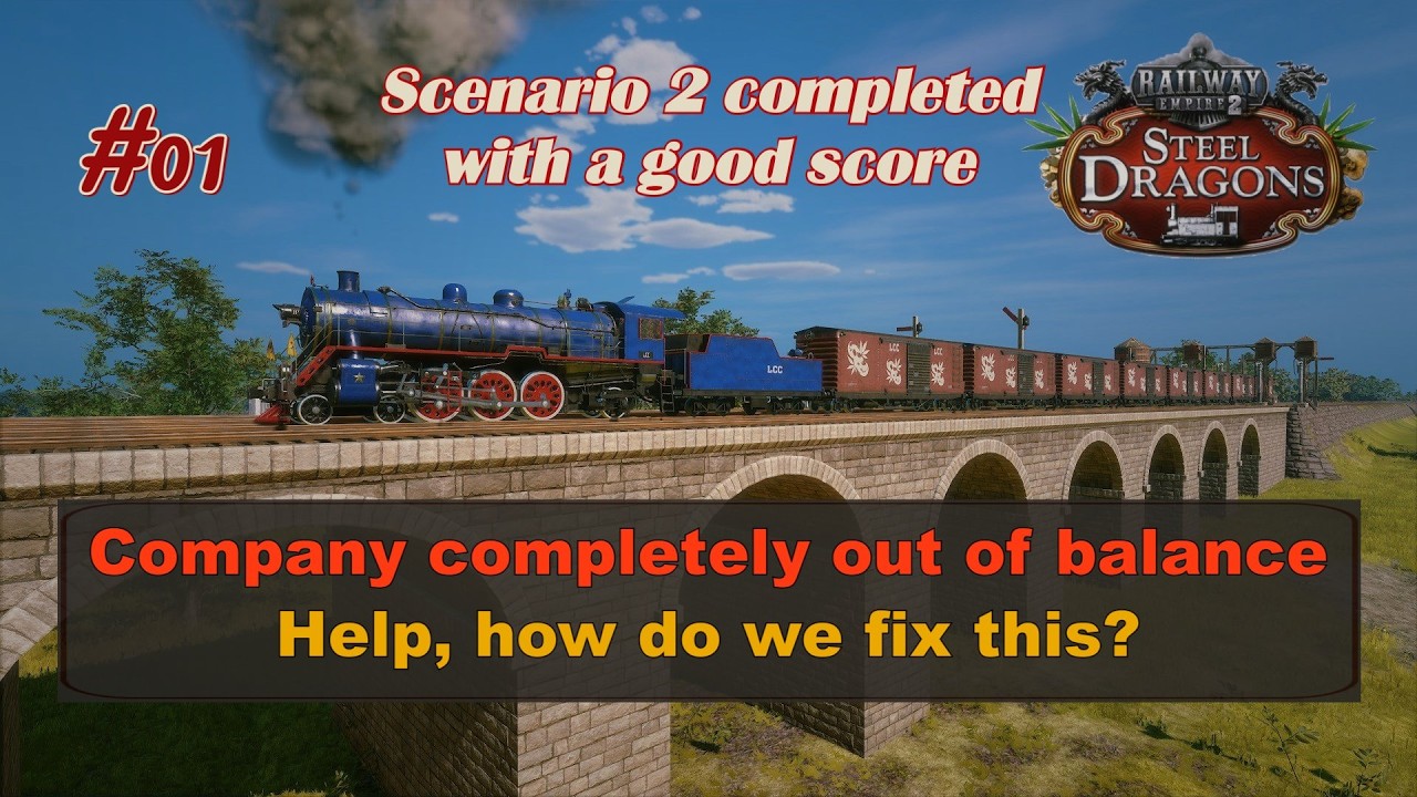 Railway Empire 2 - DLC Steel Dragons - Сценарий 2 завершен - Как нам наладить наш бизнес - Часть 1
