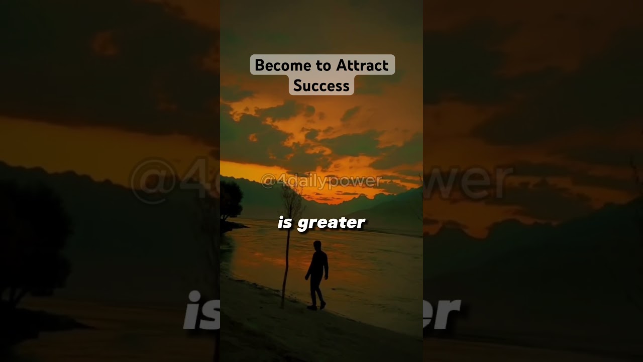 Become to Attract | Motivational Speech 