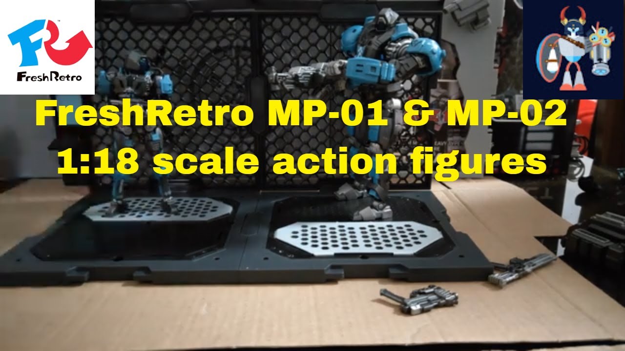 FreshRetro MP-01 & MP-02 1:18 scale action figures. Great figures, and an amazing line. I want more!