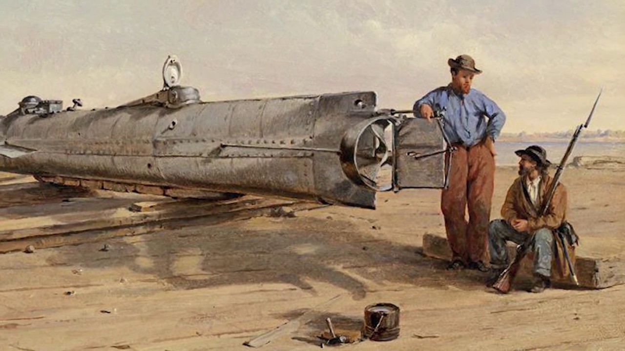 Confederate Sailors on HL Hunley Killed by Their Own Weapon