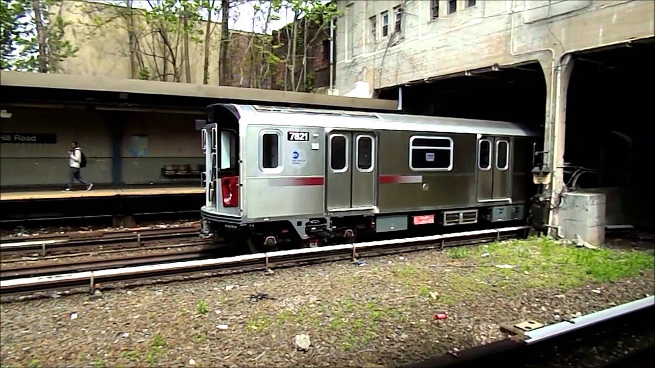 NYC Subway HD: Kawasaki R188 7811-7821 Emergency Brake Testing at Gun Hill Road (5/6/13)