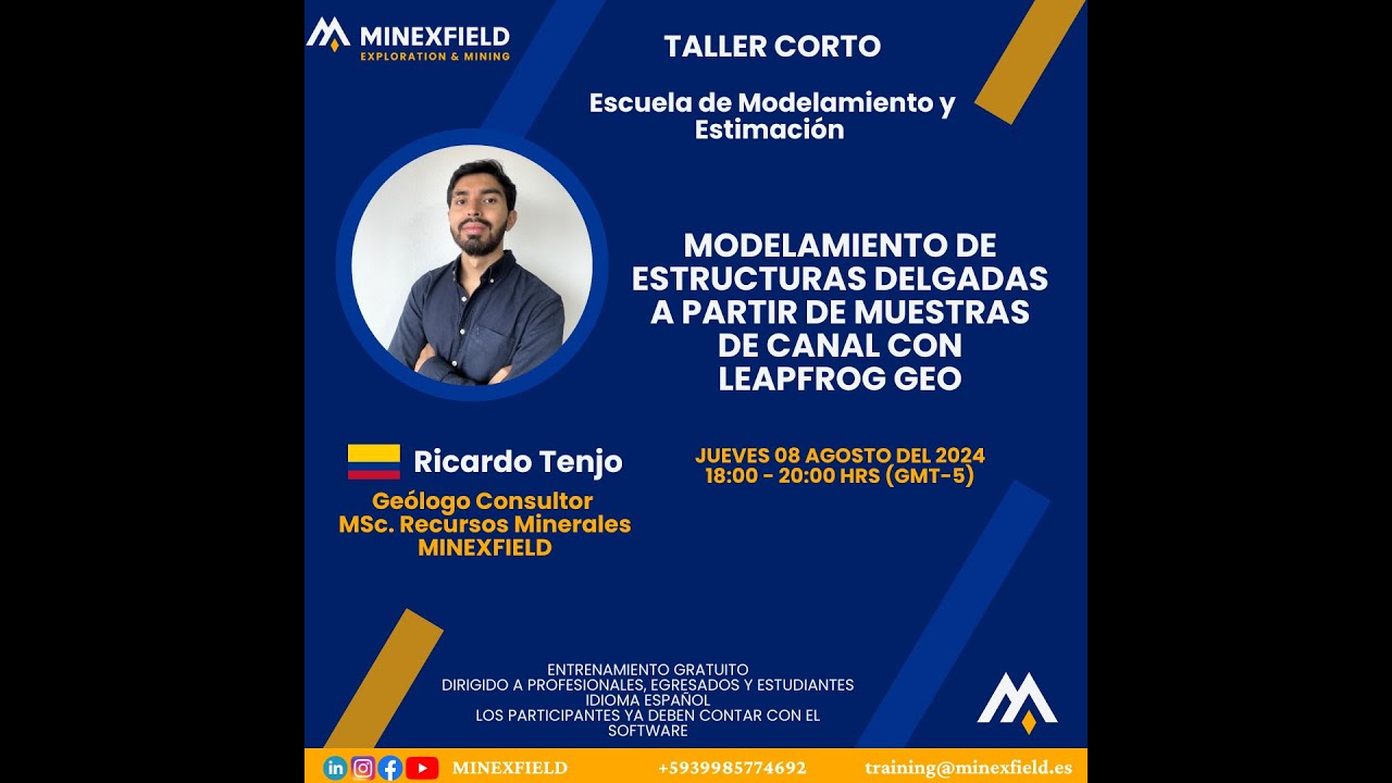 Taller Corto - Modelamiento de estructuras delgadas con Leapfrog Geo