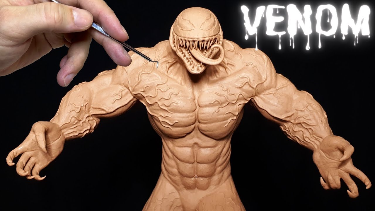 Sculpting VENOM -Timelapse