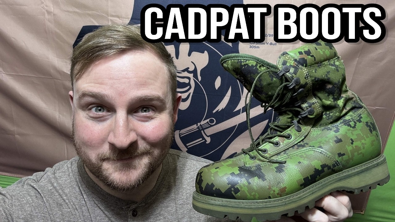 Prototype Rare CADPAT Combat Boots - Canada’s Weirdest Gear Experiment