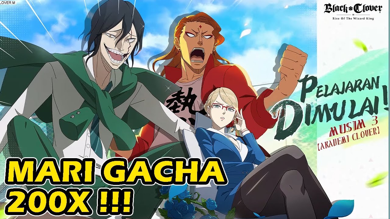 GACHA 200 TIKET BANNER SEASON 3 CARI CHARLOTTE - BLACK CLOVER MOBILE