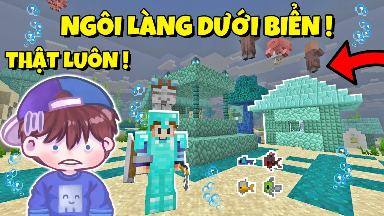 Minecraft...Nhưng Mình SINH TỒN Ở DƯỚI ĐẠI DƯƠNG !!