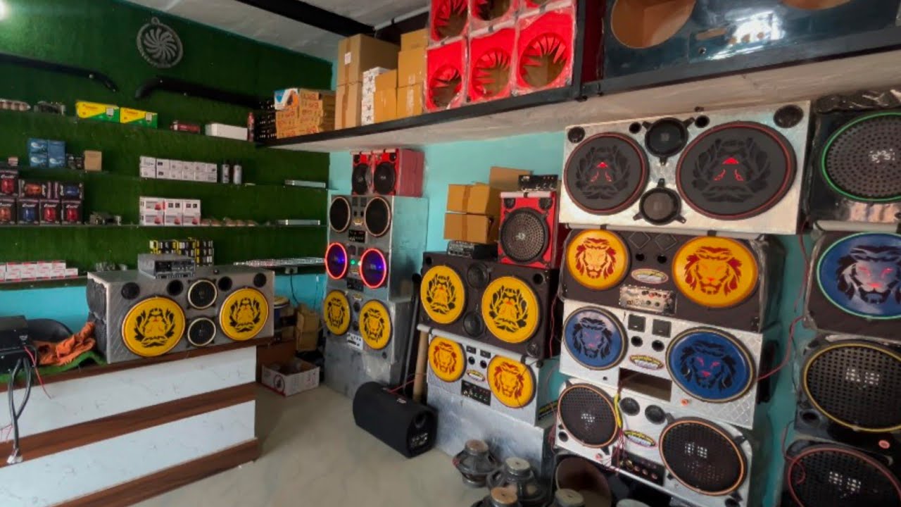 New Shop🔥 || prakash tractor Music System agra || all type music system || 