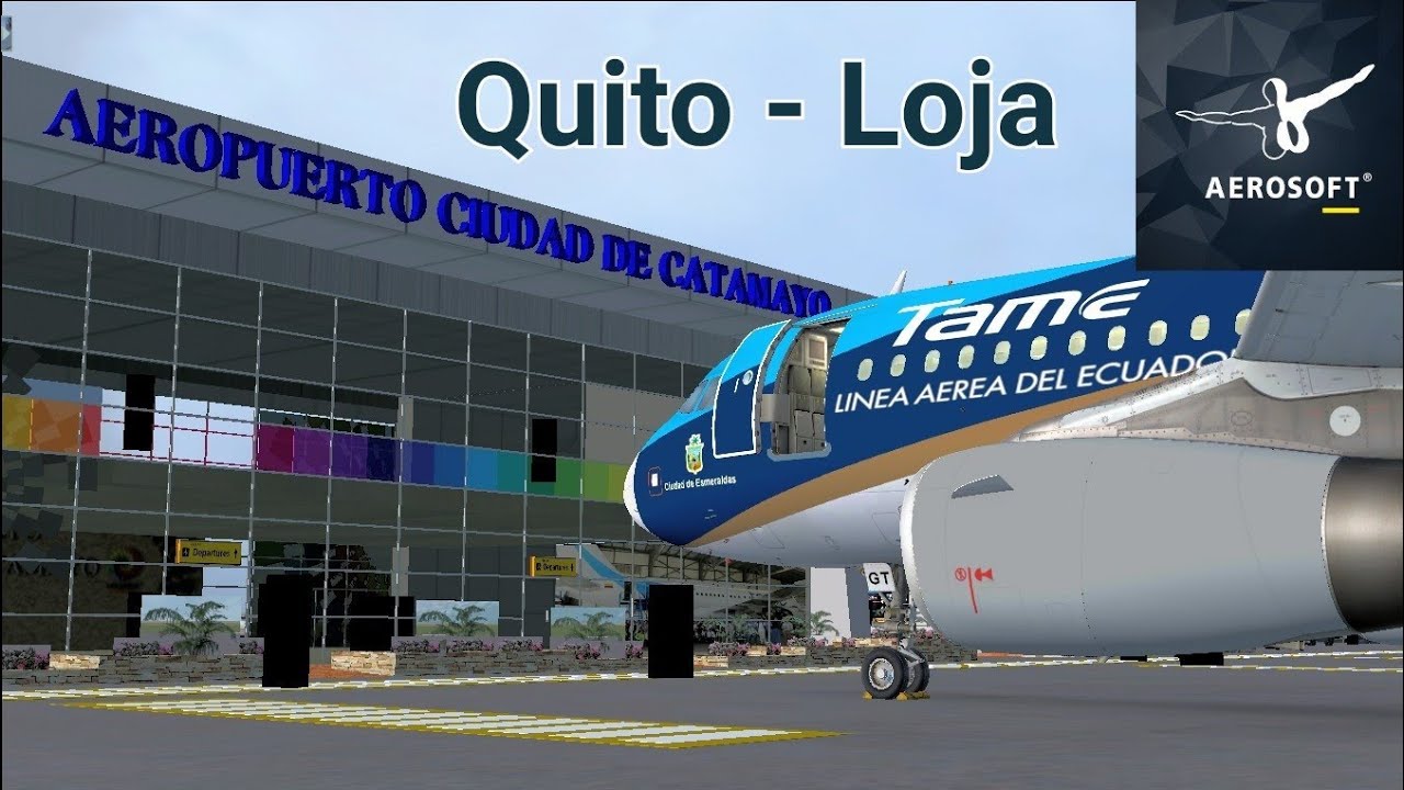 Tame Airbus A319-132 | Vuelo Quito - Loja | FSX    #aerosoft #flightsimulator #airbusa319