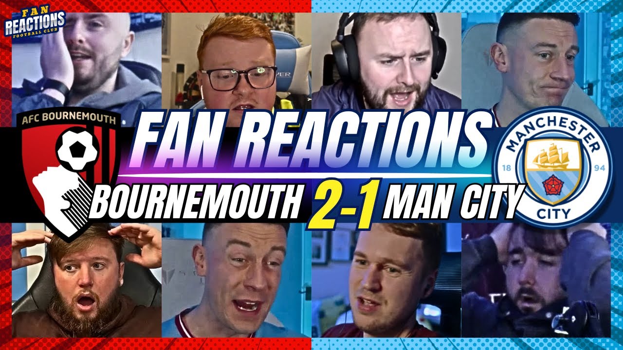 MAN CITY FANS ANGRY😡REACTION TO BOURNEMOUTH 2-1 MAN CITY | 24/25 PREMIER LEAGUE