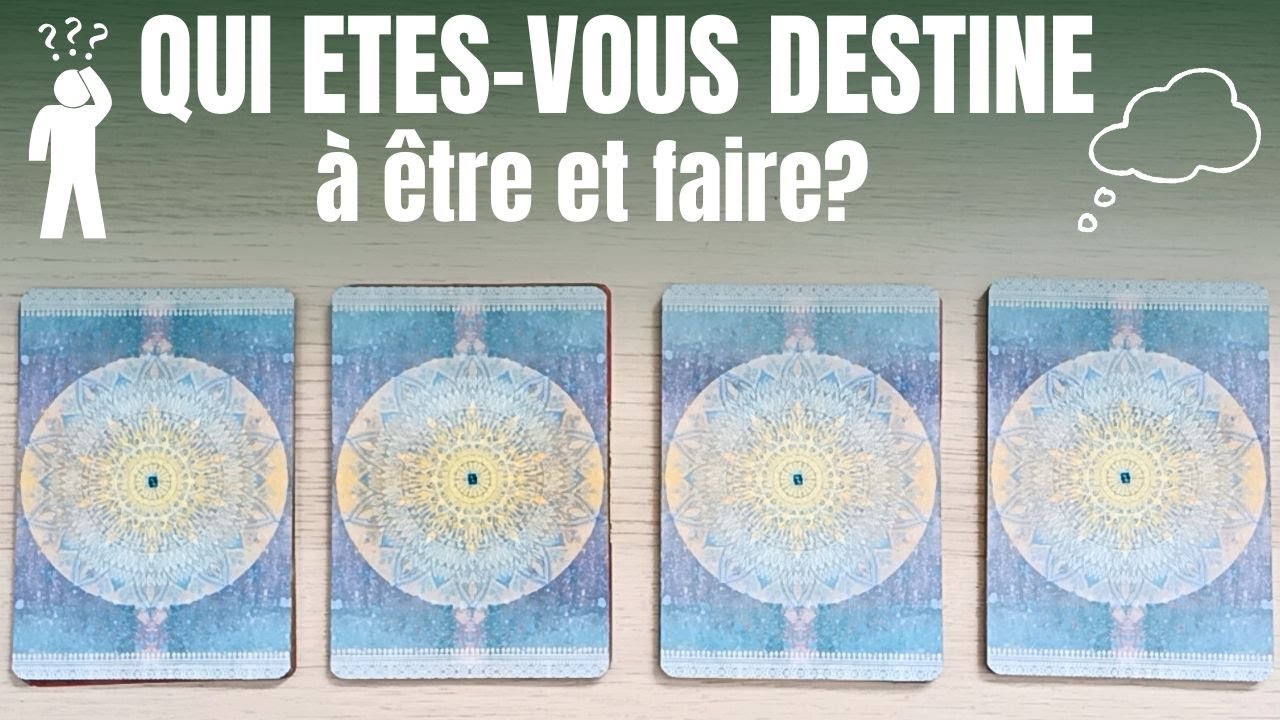 💫QUI ETES-VOUS DESTINE A ETRE ET FAIRE?💫Tirage intemporel