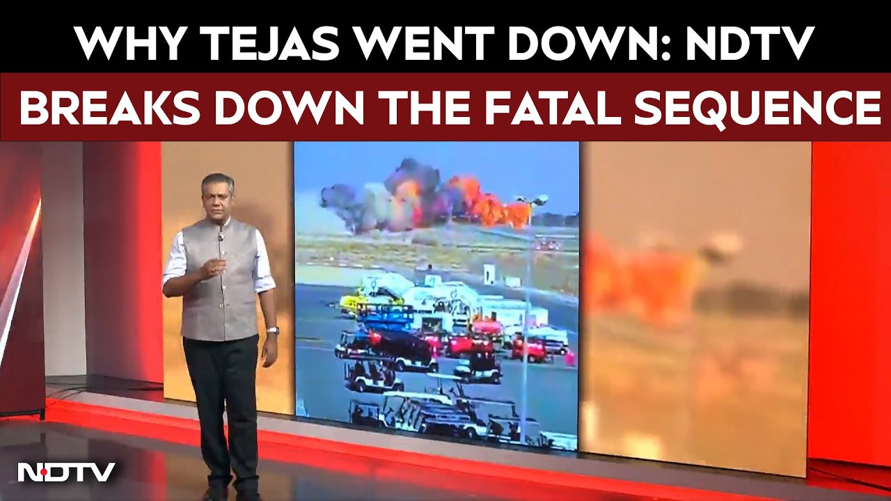 Tejas Dubai Crash | Vishnu Som Analyses Tejas&rsquo; Last Moments And Why The Pilot Stayed With The Jet